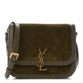 YSL SUEDE CALFSKIN SOLFERINO MEDIUM CROSSBODY BAG