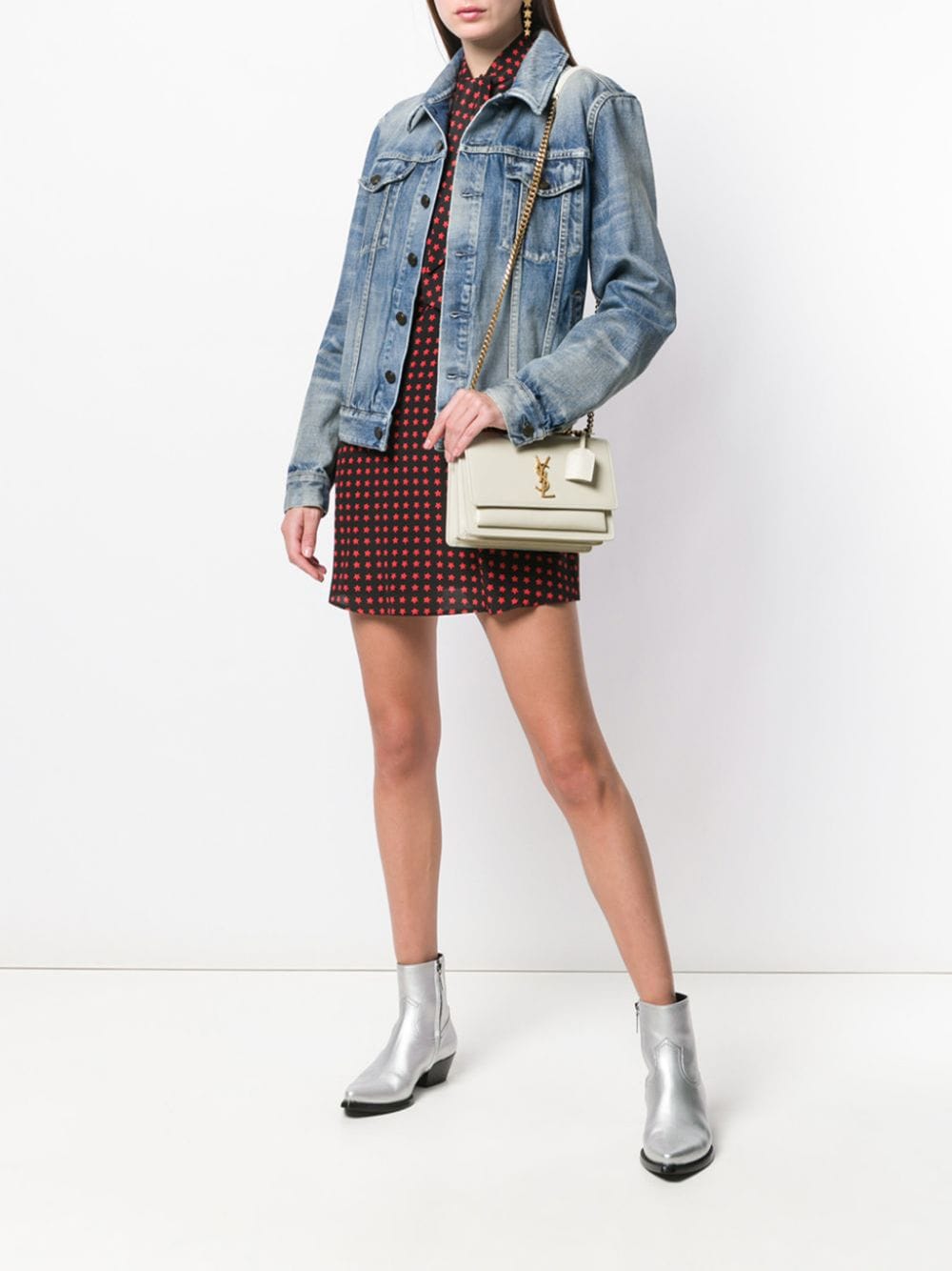 SAINT LAURENT MEDIUM SUNSET SHOULDER BAG