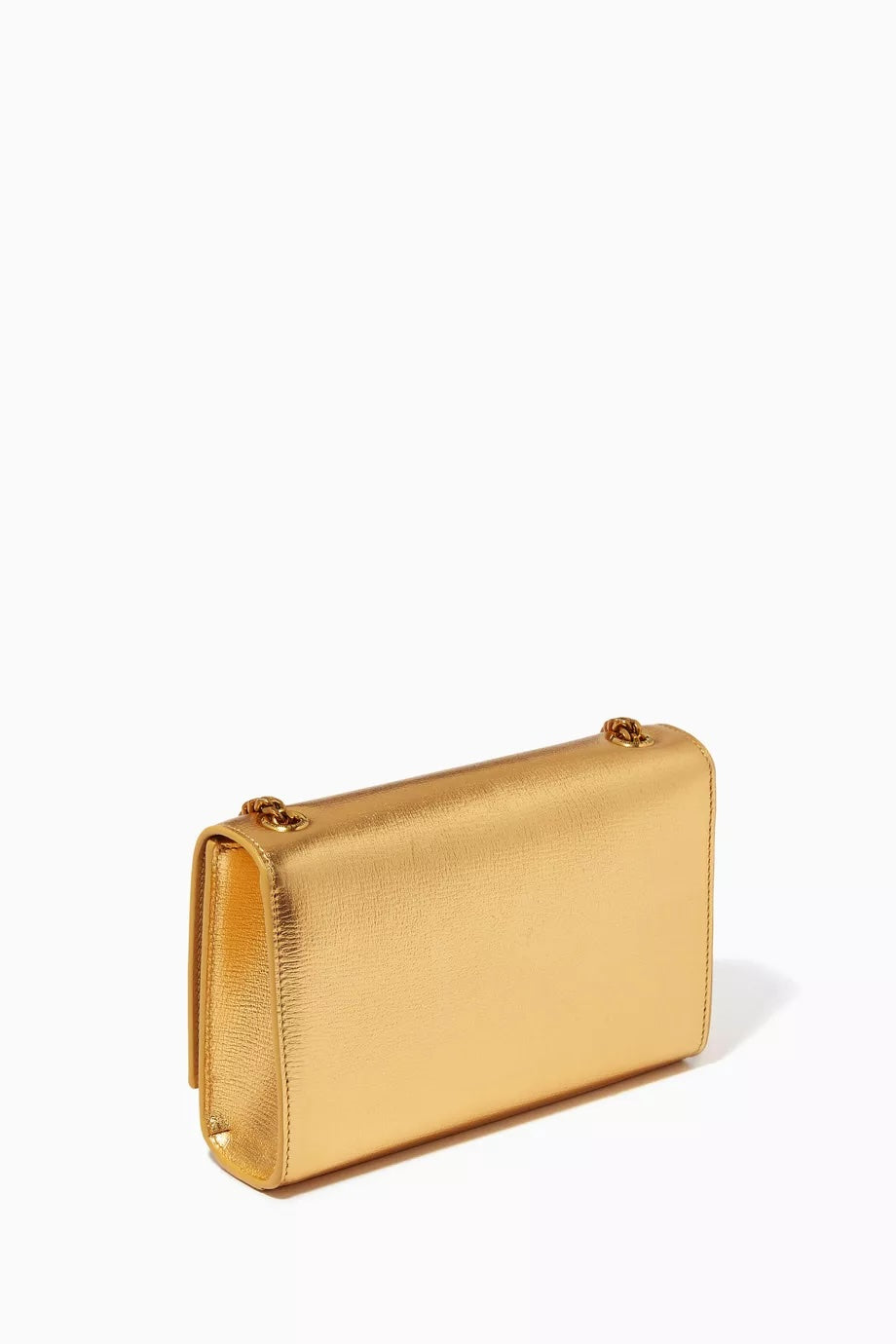 YSL KATE TASSEL METALLIC CALFSKIN LEATHER CROSSBODY BAG