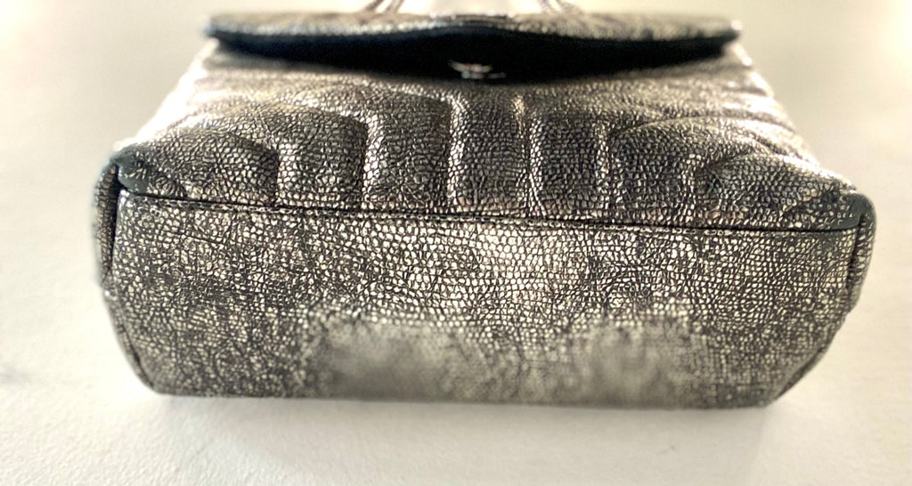 YVES SAINT LAURENT METALLIC CAVIAR SMALL LOULOU BAG
