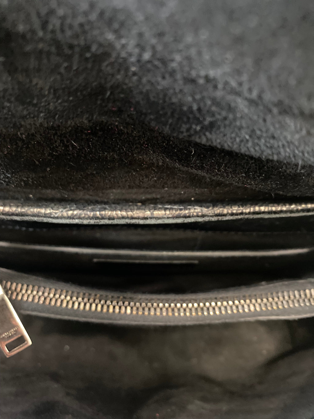 YVES SAINT LAURENT METALLIC CAVIAR SMALL LOULOU BAG