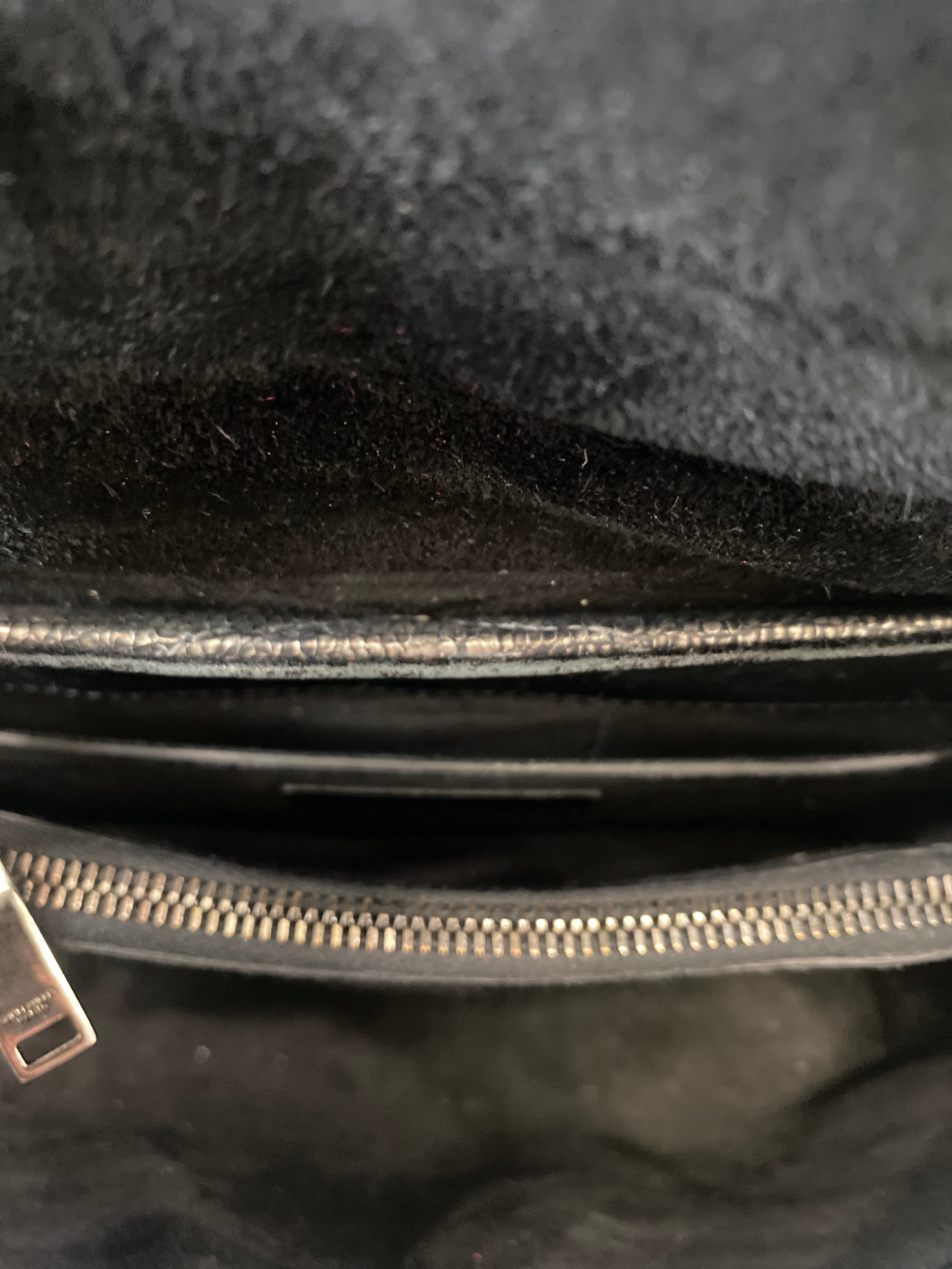 YVES SAINT LAURENT METALLIC CAVIAR SMALL LOULOU BAG