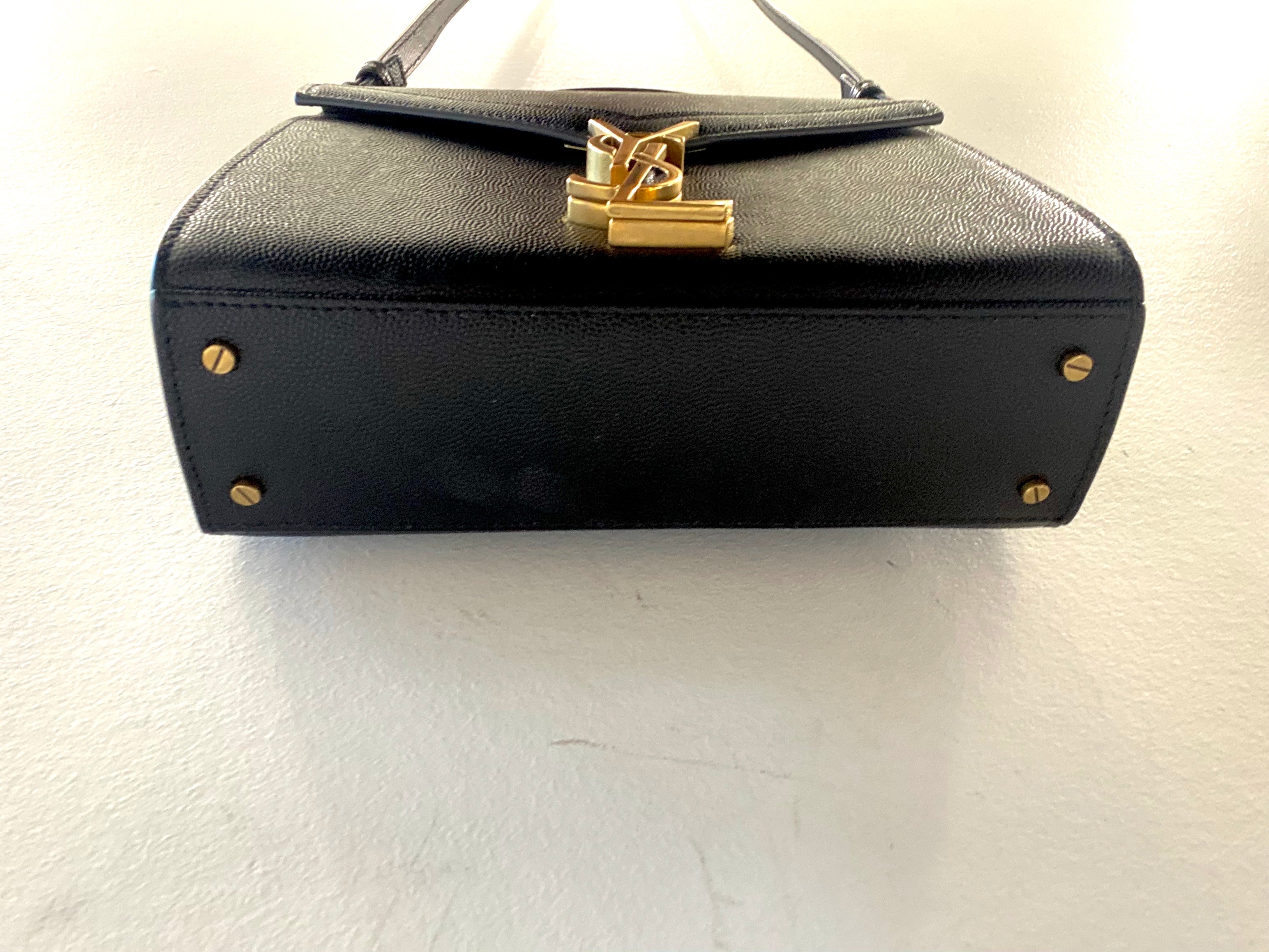 YSL MINI CASSANDRA LEATHER SHOULDER BAG
