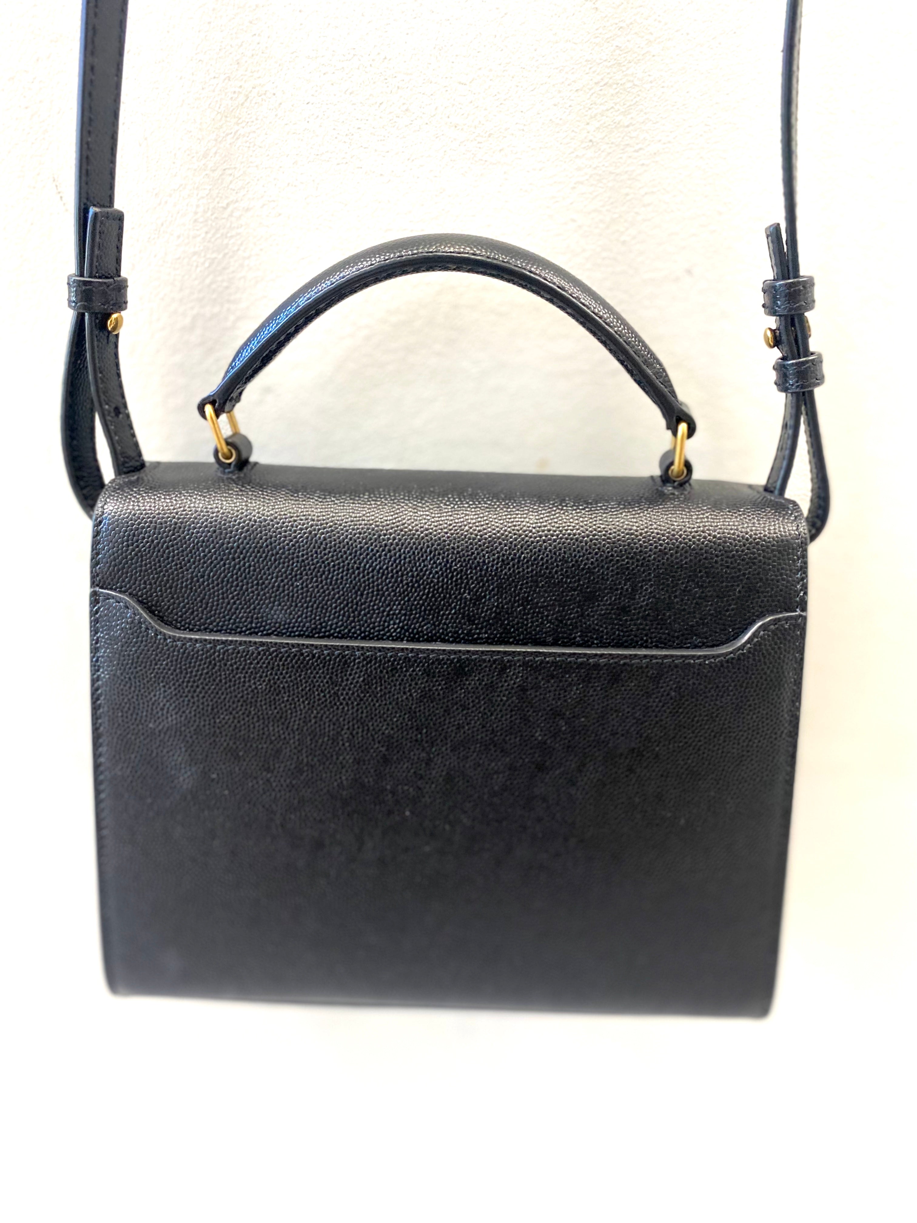 YSL MINI CASSANDRA LEATHER SHOULDER BAG
