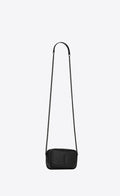 YSL PEBBLED LEATHER MINI LOU CAMERA BAG NOIR