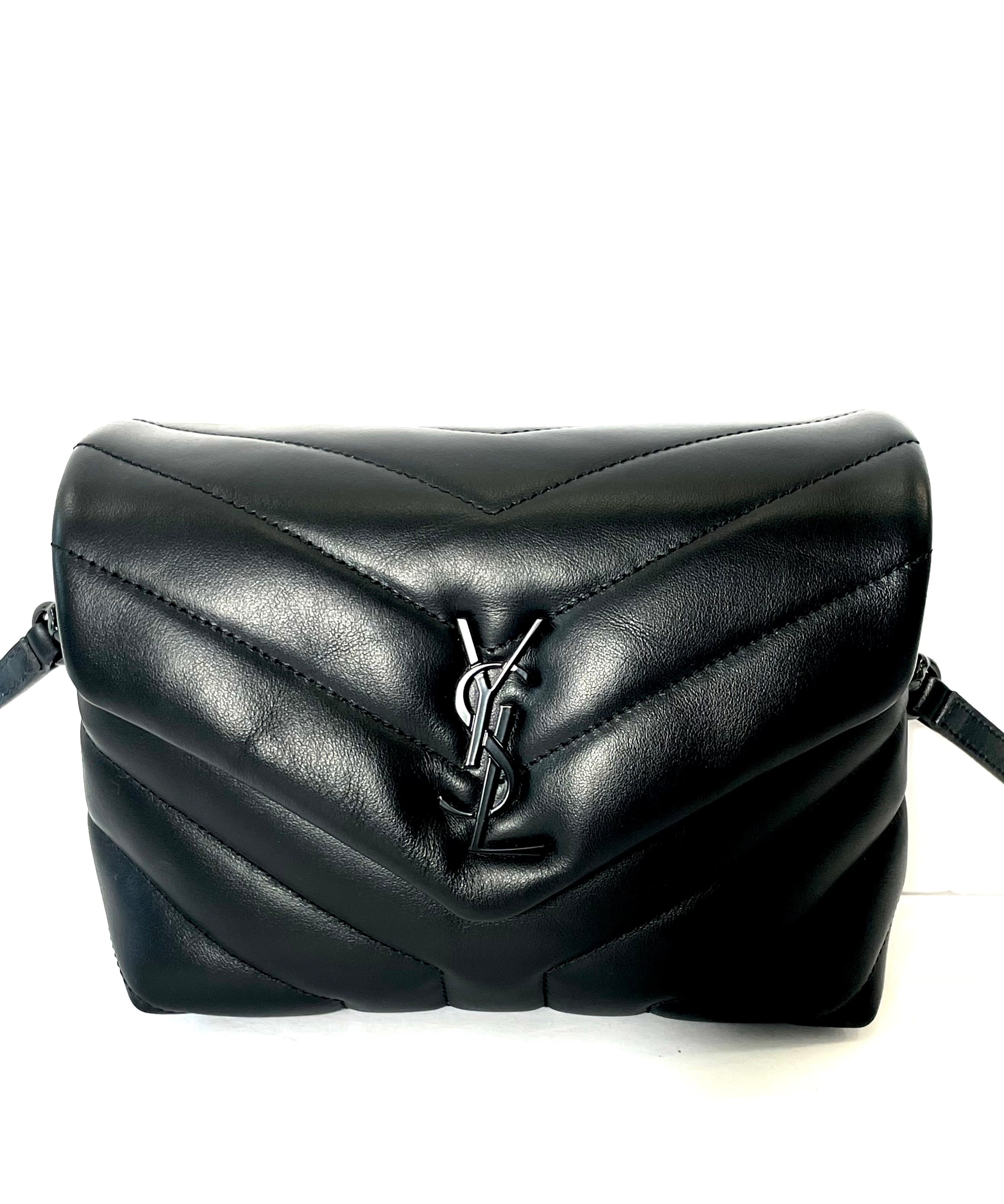YSL QUILTED Y CALFSKIN LOULOU TOY SHOULDER BAG
