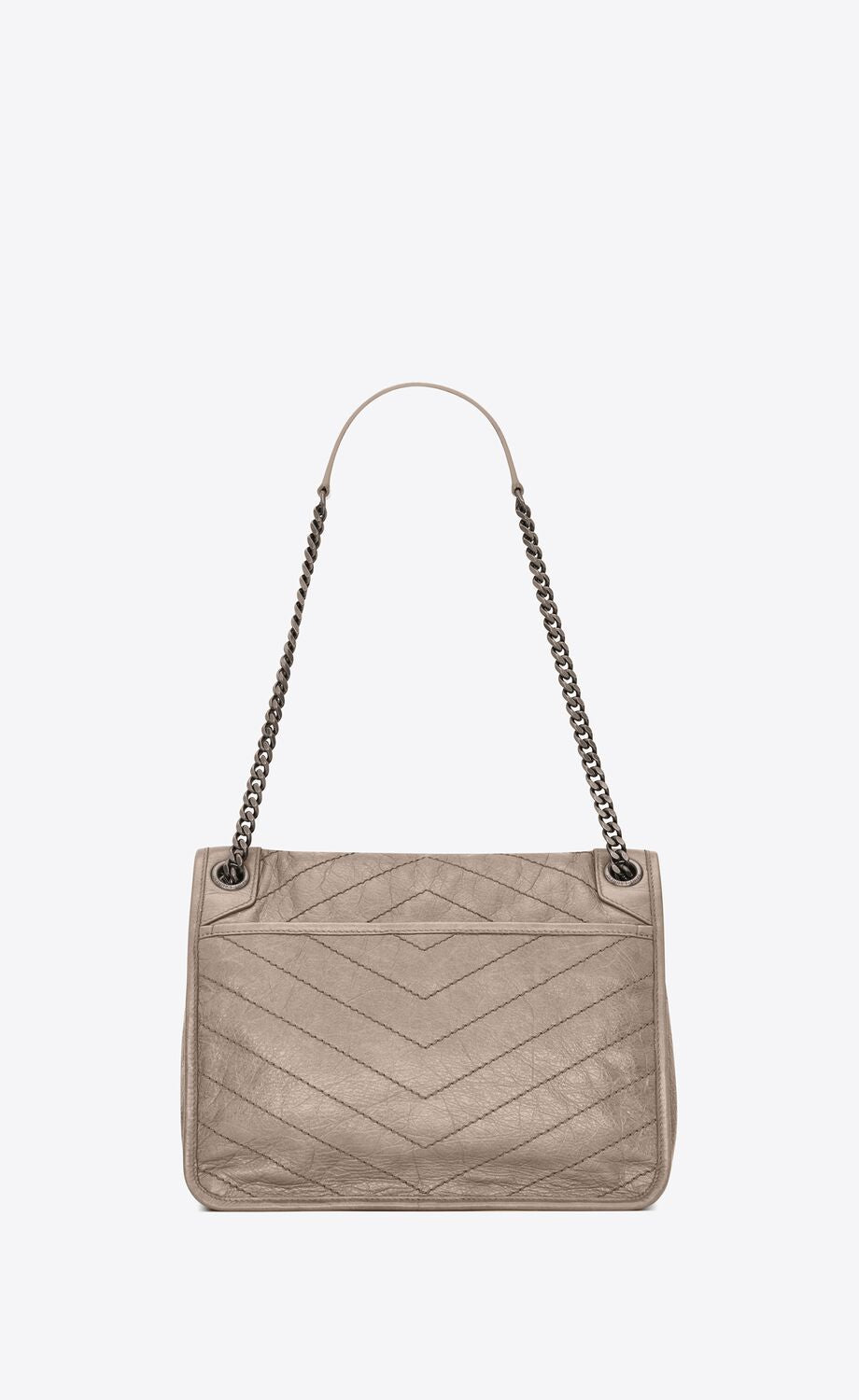 YSL NIKI MEDIUM VINTAGE CALFSKIN LEATHER SHOULDER BAG