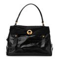 SAINT LAURENT PONY HAIR PATENT MUSE TWO BAG