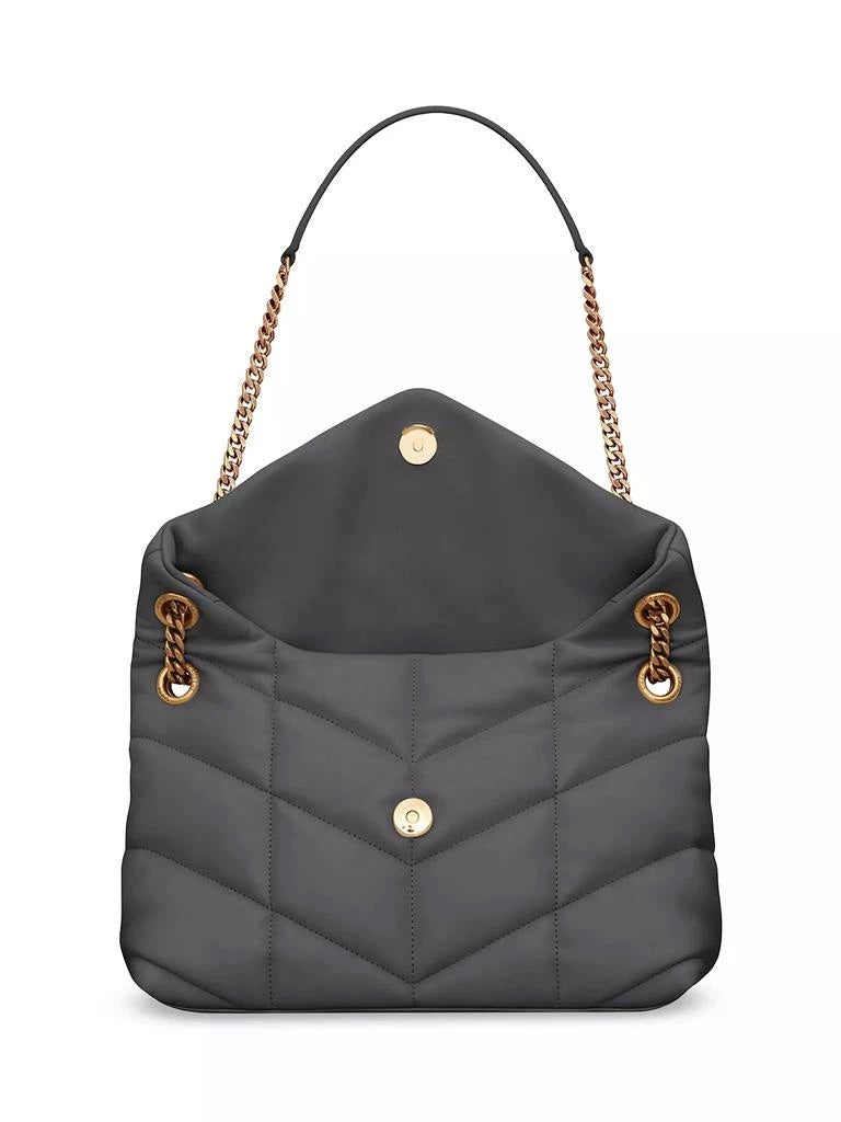 YSL PUFFER NAPPA LEATHER SMALL SHOULDER BAG