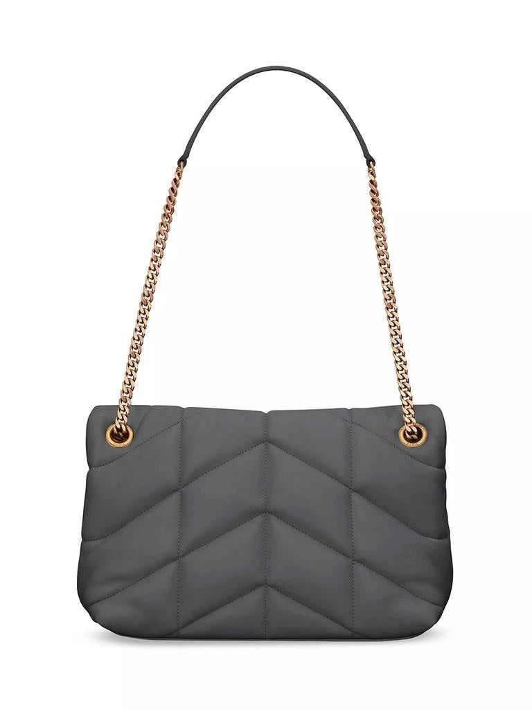 YSL PUFFER NAPPA LEATHER SMALL SHOULDER BAG