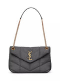 YSL PUFFER NAPPA LEATHER SMALL SHOULDER BAG