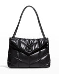 YSL LOULOU QUILTED PUFFER LEATHER MEDIUM SHOULDER BAG