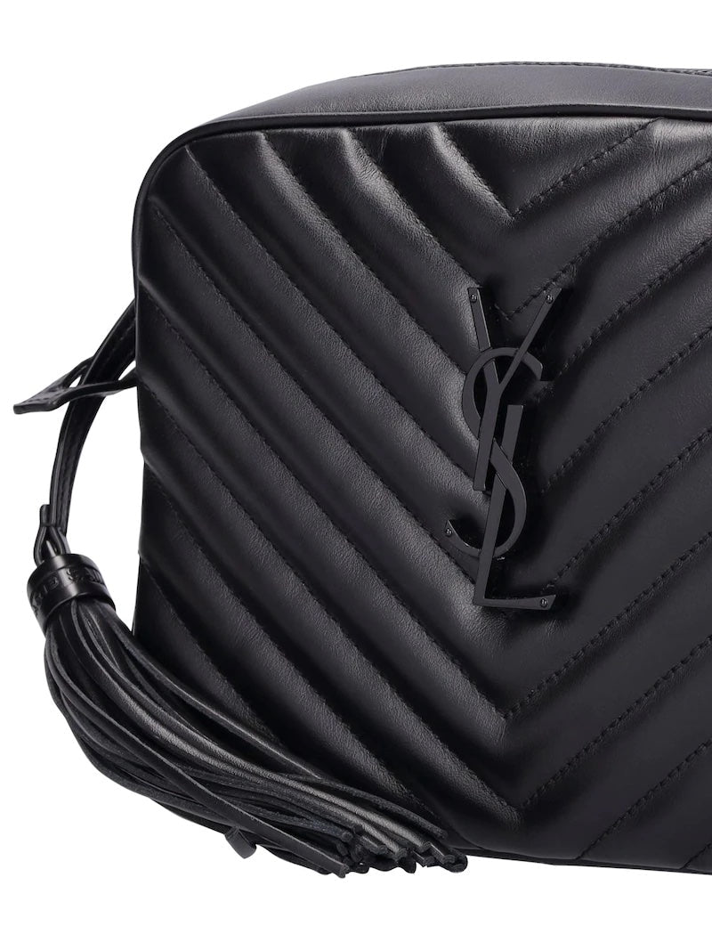 YSL LOU QUILTED CALFSKIN LEATHER CAMERA BAG