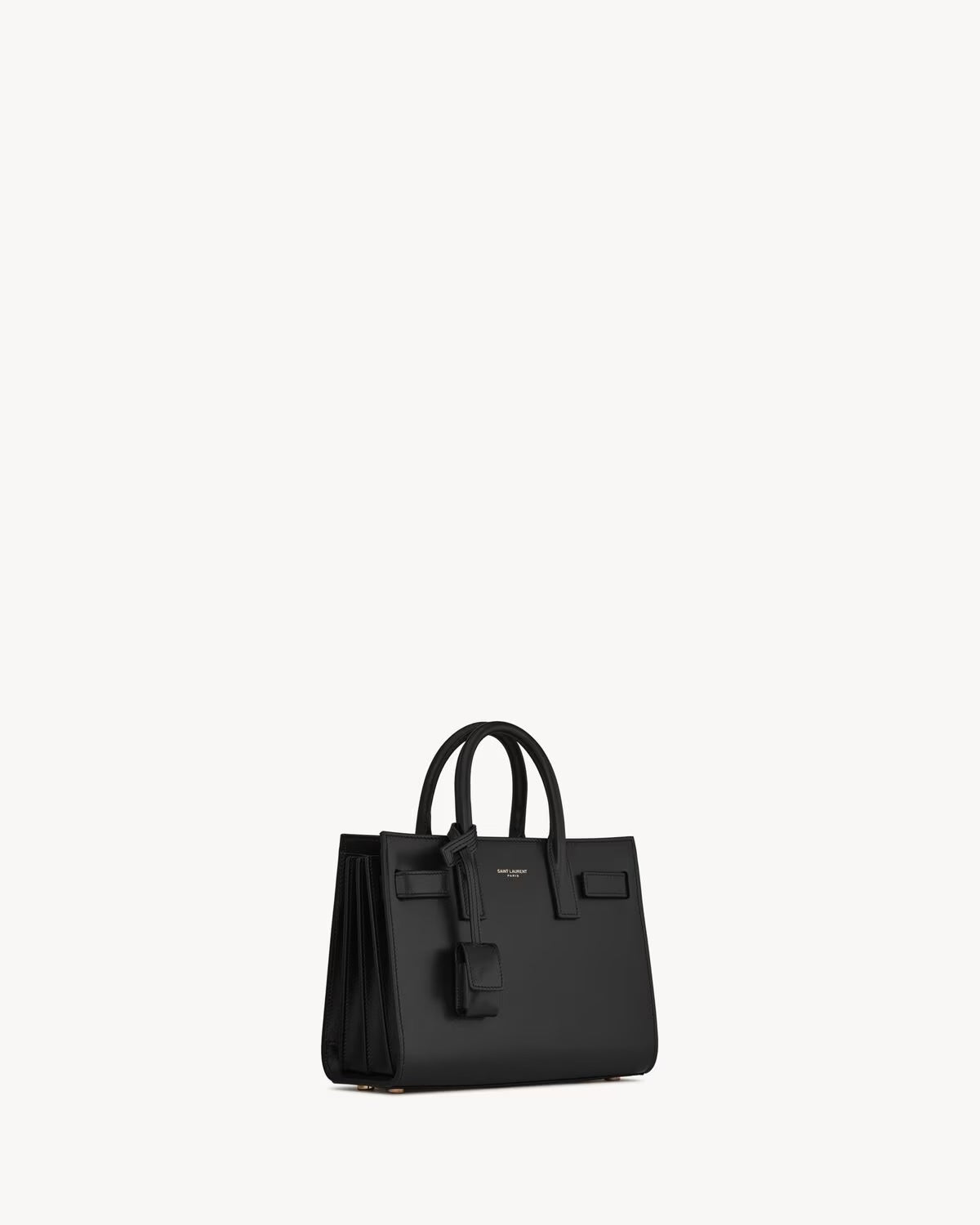 YSL SMOOTH CALF LEATHER SAC DE JOUR SHOULDER BAG