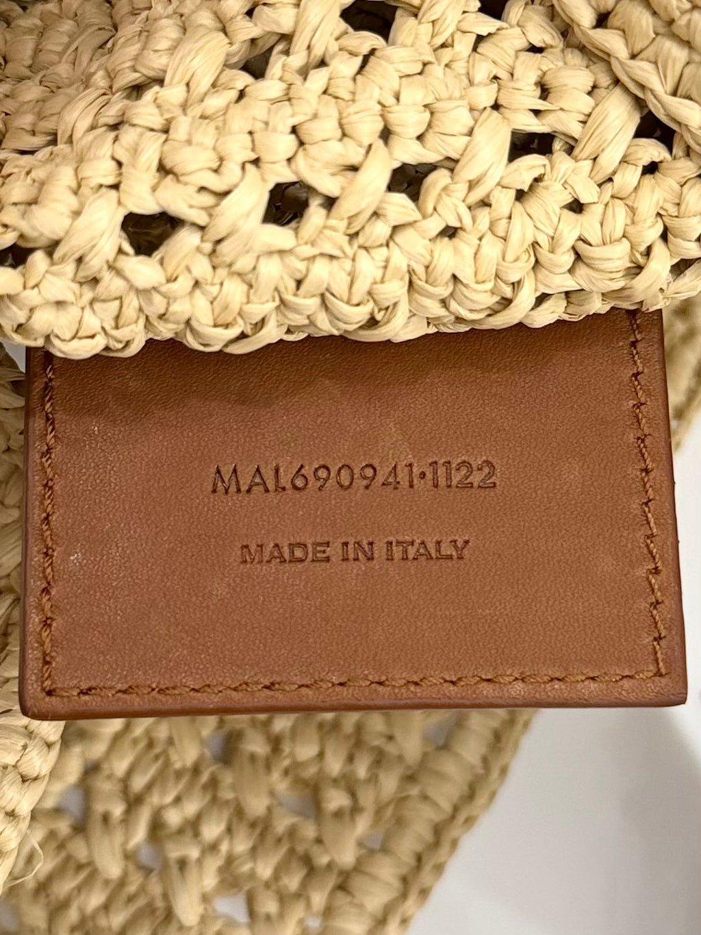 YSL LE 5 À 7 RAFFIA HOBO SHOULDER BAG