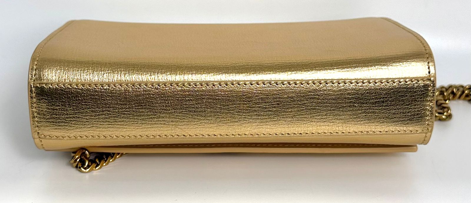 YSL KATE TASSEL METALLIC CALFSKIN LEATHER CROSSBODY BAG