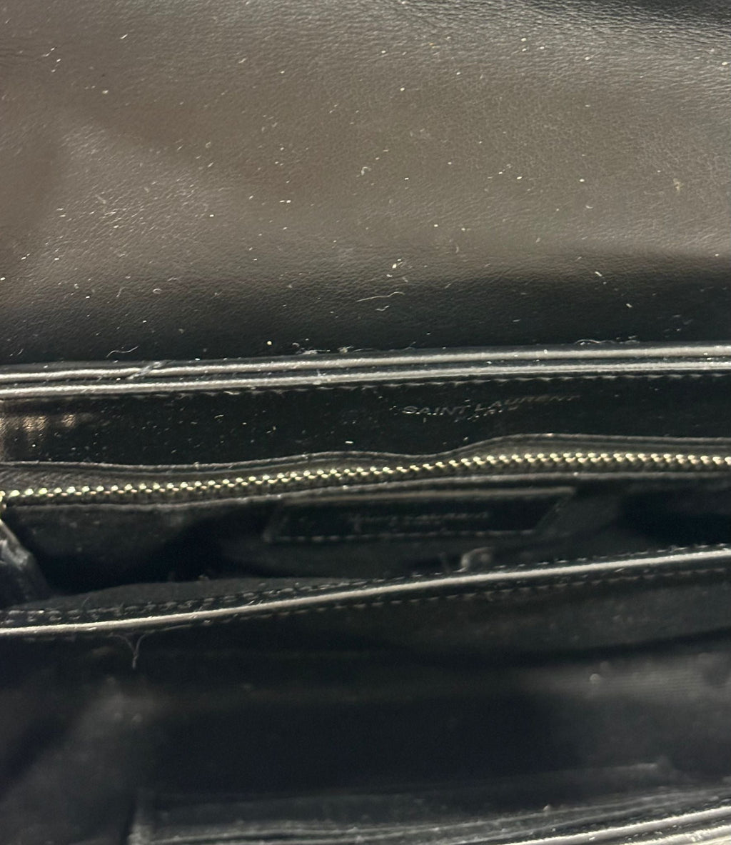 YSL LEATHER LOULOU TOY CROSSBODY BAG