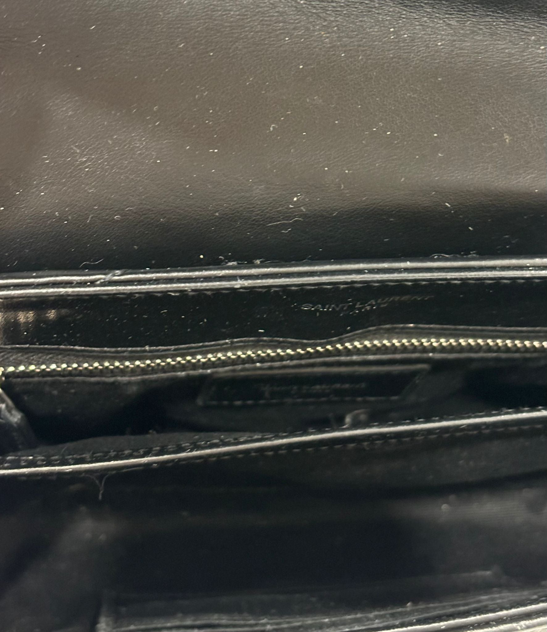 YSL LEATHER LOULOU TOY CROSSBODY BAG