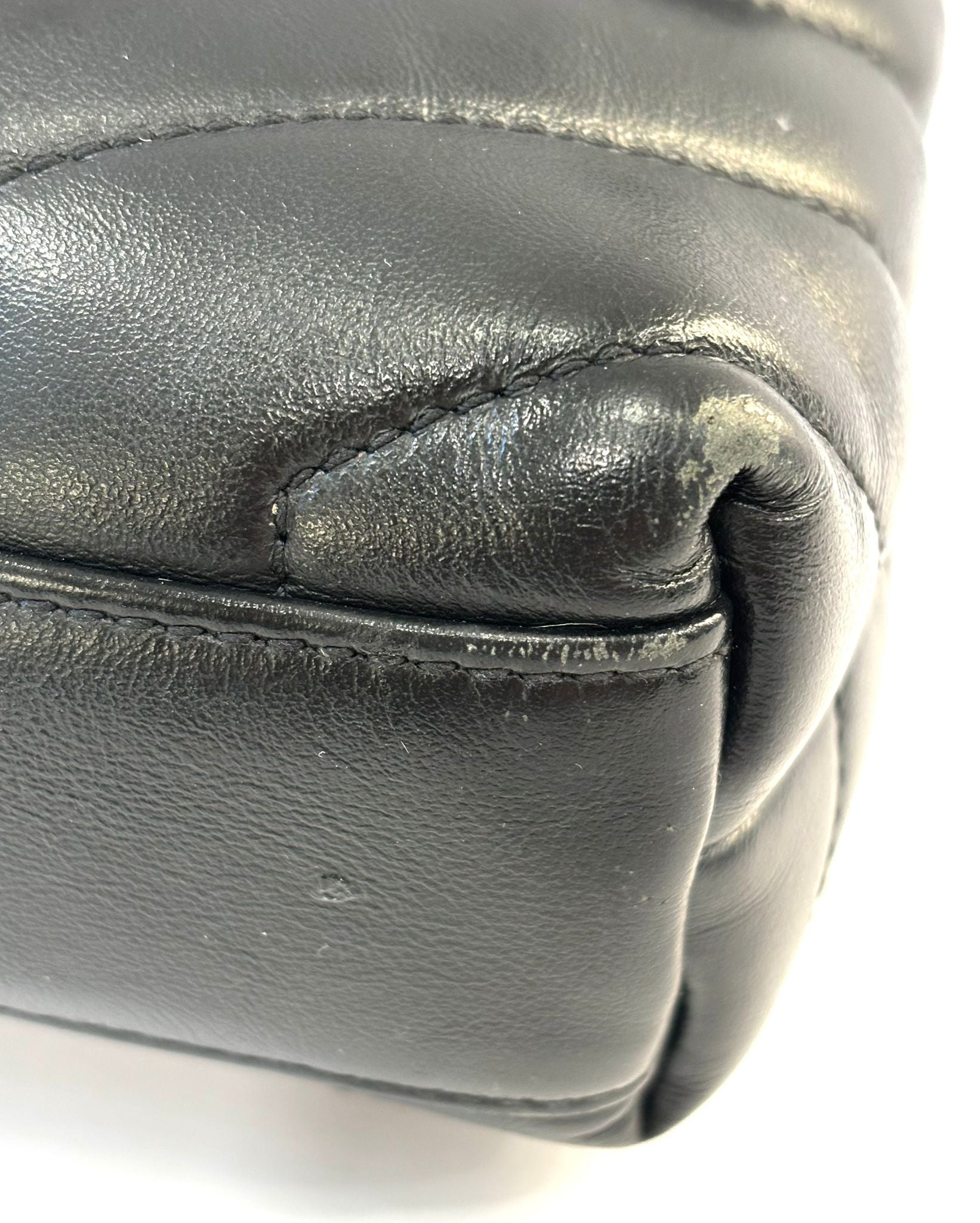 YSL LEATHER LOULOU TOY CROSSBODY BAG