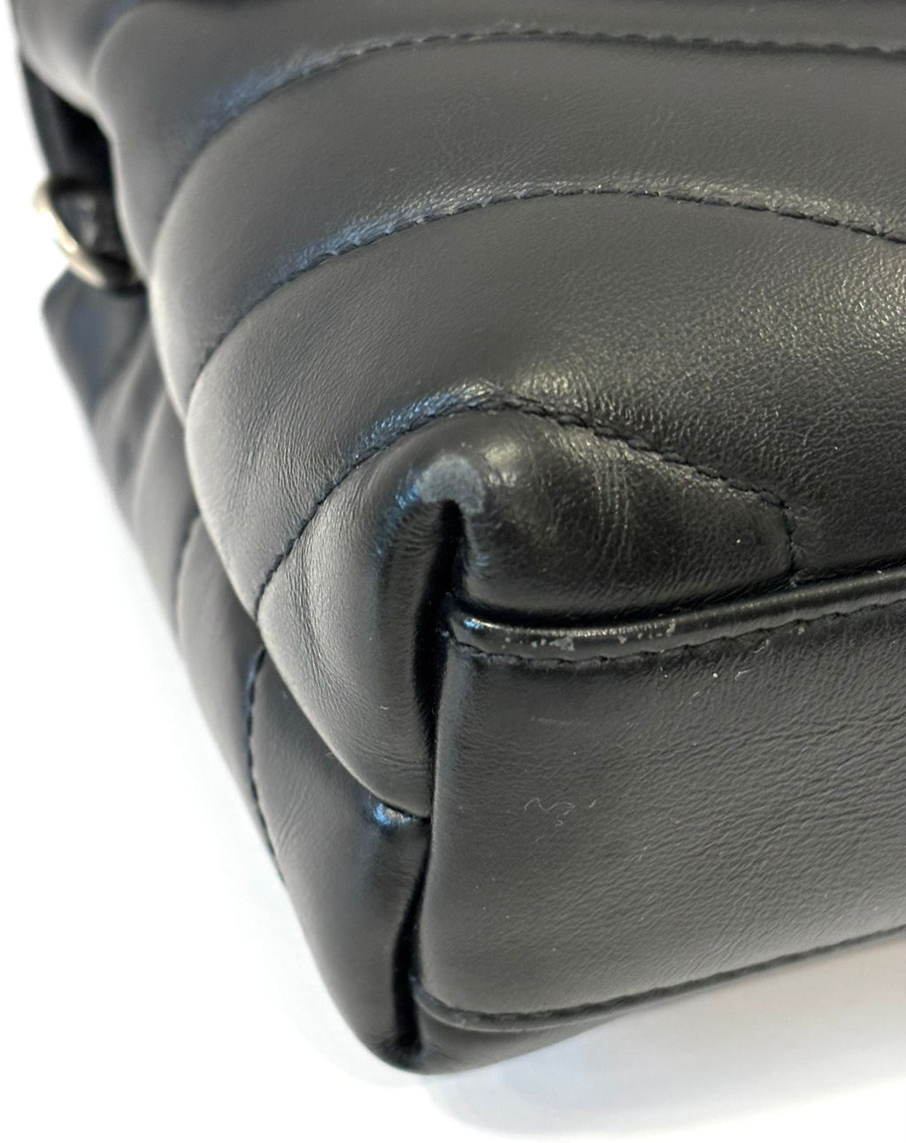 YSL LEATHER LOULOU TOY CROSSBODY BAG