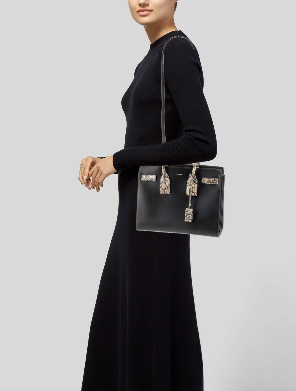 YSL LEATHER SAC DE JOUR SMALL