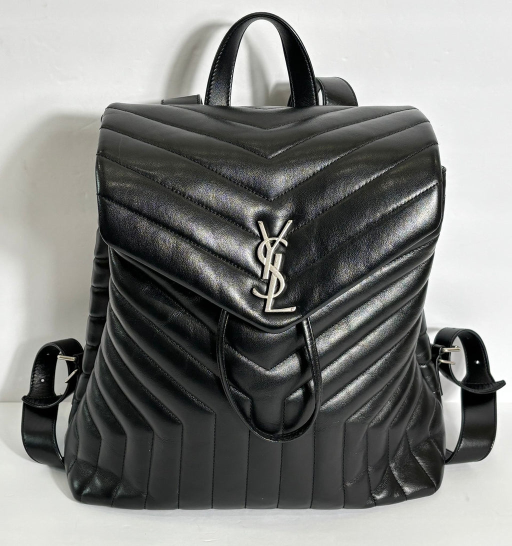 YSL QUILTED CALFSKIN LEATHER MEDIUM LOU LOU BACKPACK