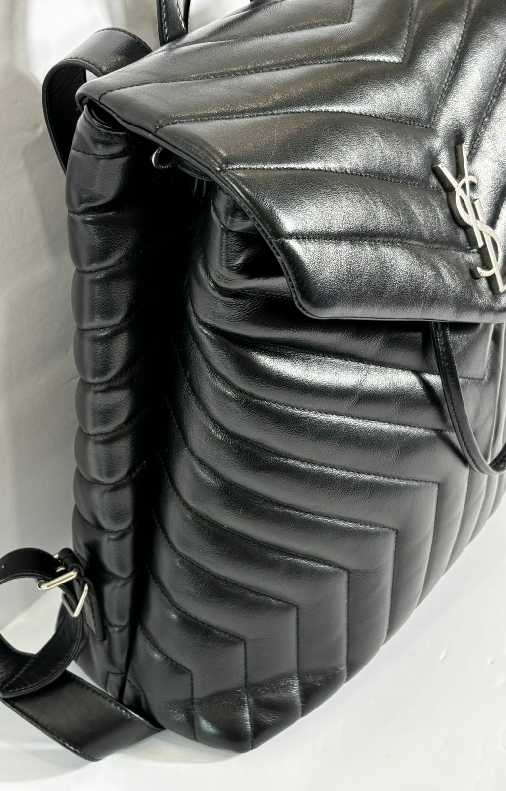 YSL QUILTED CALFSKIN LEATHER MEDIUM LOU LOU BACKPACK