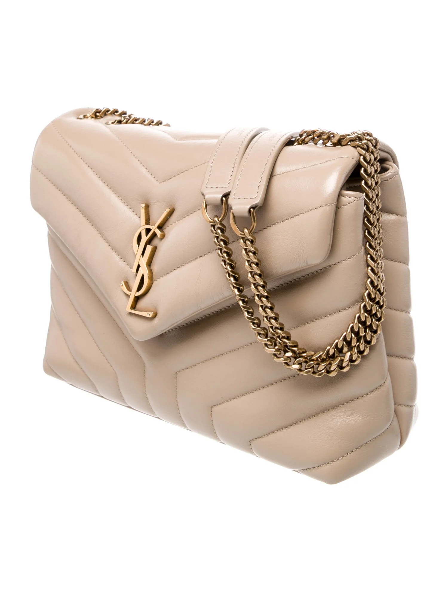 YSL LOULOU LAMBSKIN LEATHER SMALL SHOULDER BAG