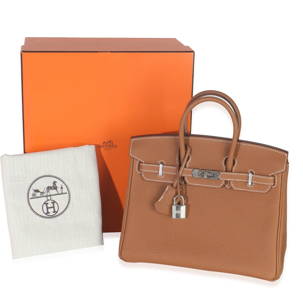 Gold Togo Birkin 25 PHW