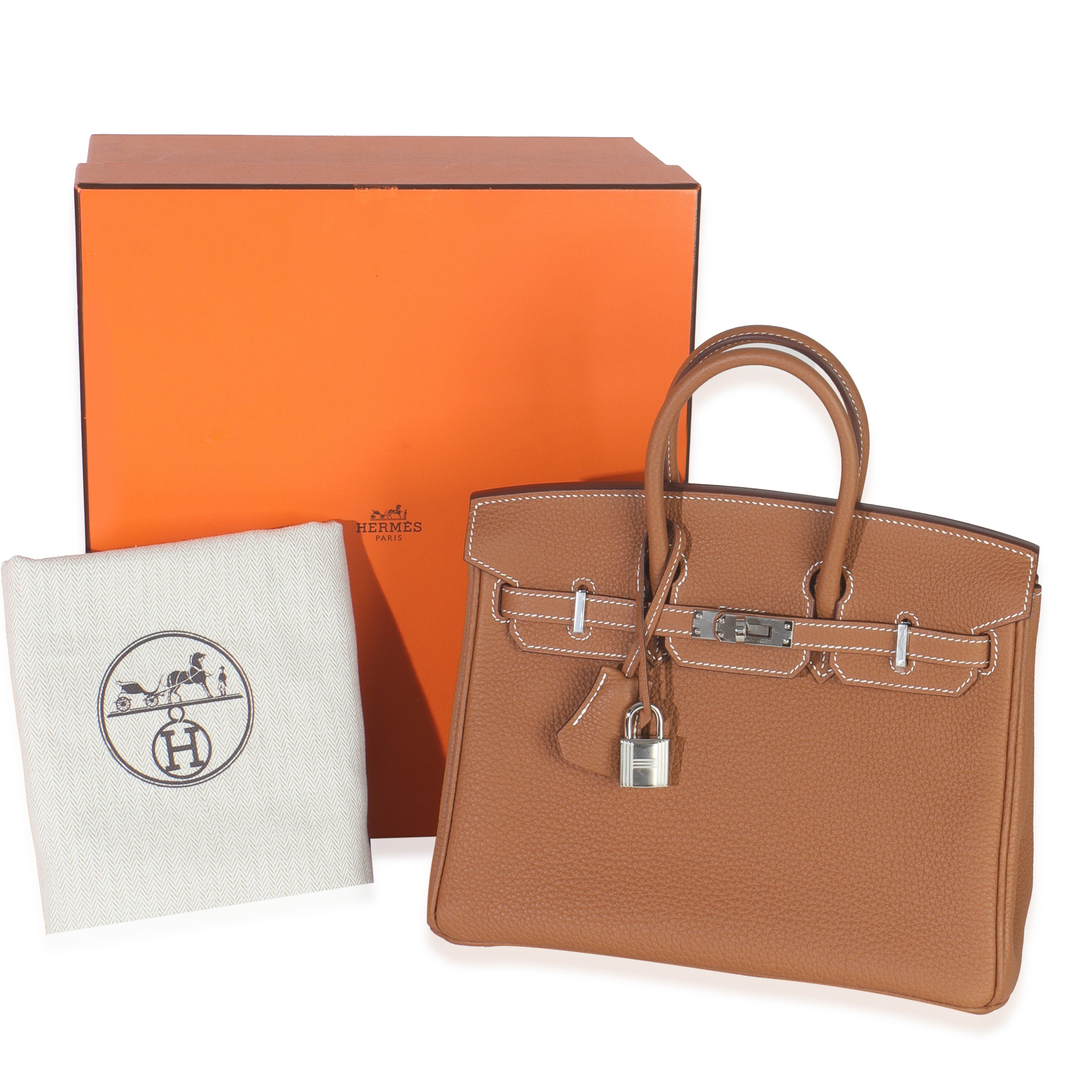 Gold Togo Birkin 25 PHW