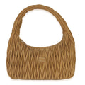 Brown Suede Matelasse Wander Hobo
