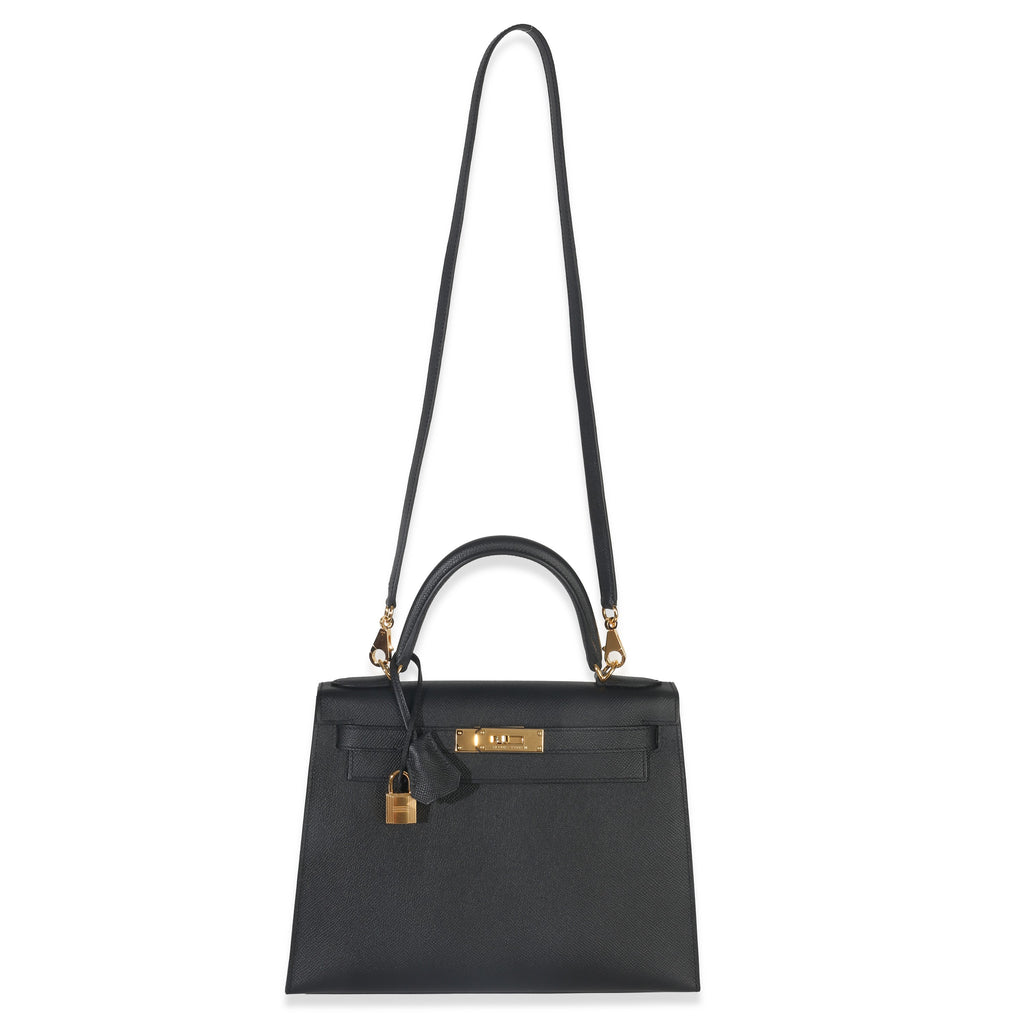 Black Epsom Sellier Kelly 28 GHW