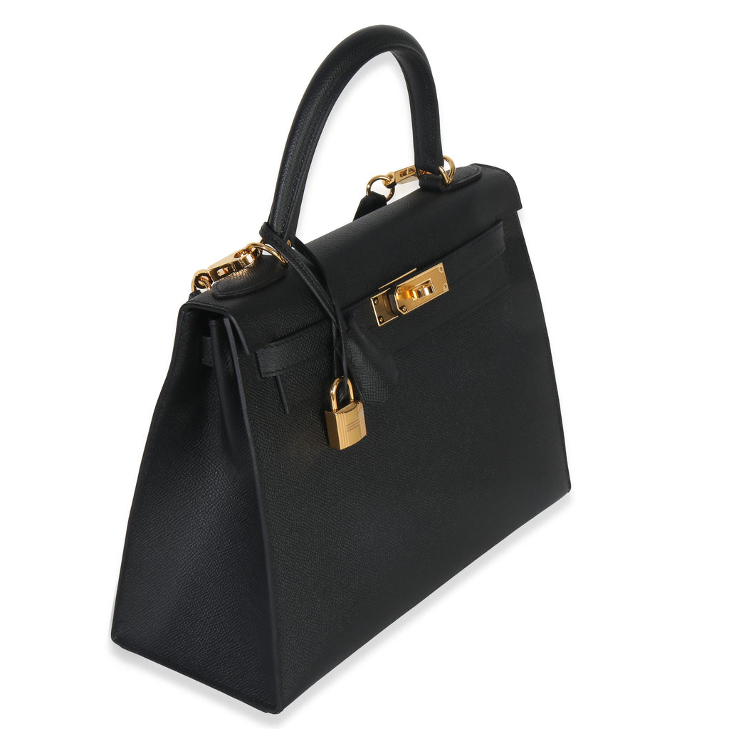 Black Epsom Sellier Kelly 28 GHW