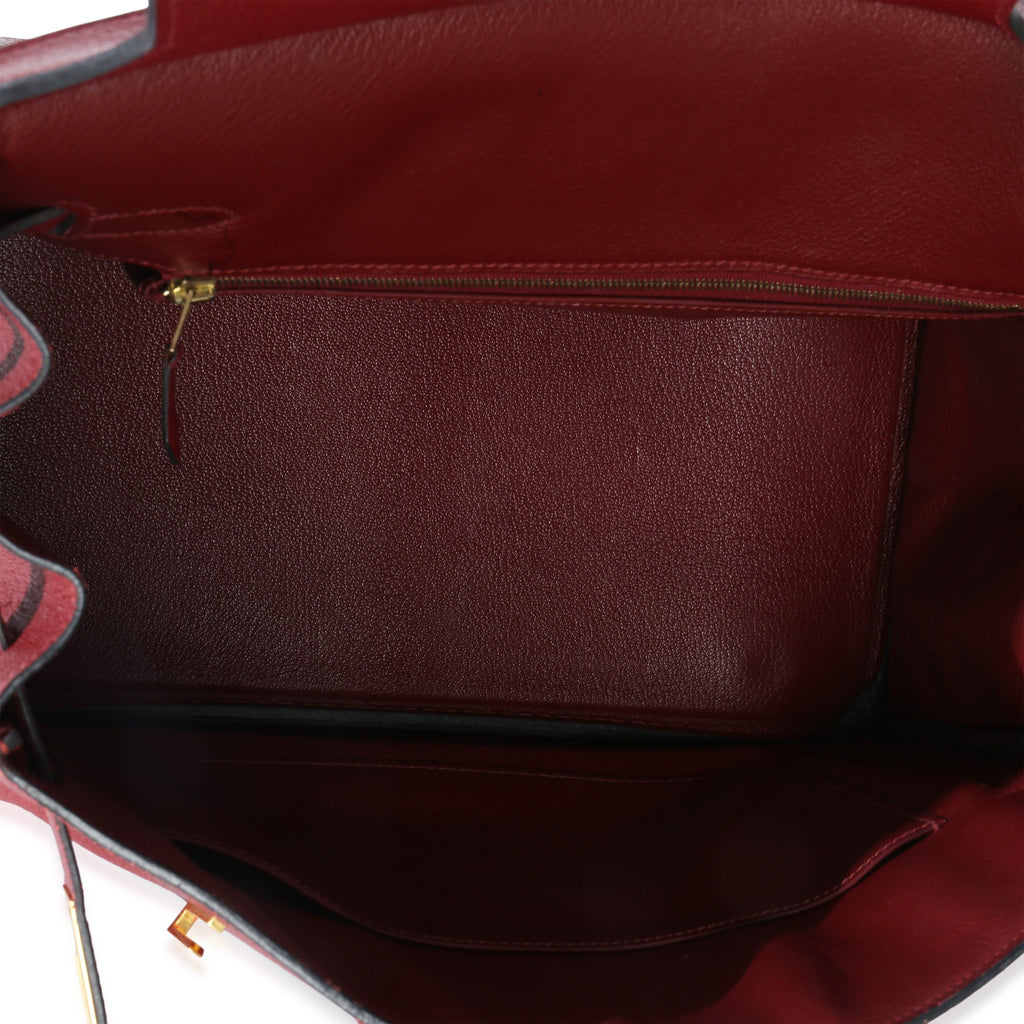 Rouge Grenat Chevre de Coromandel Birkin 35 GHW