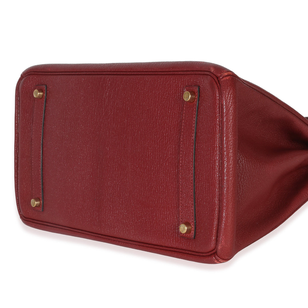 Rouge Grenat Chevre de Coromandel Birkin 35 GHW