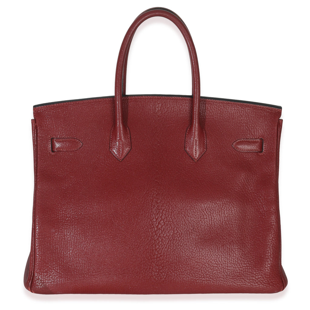 Rouge Grenat Chevre de Coromandel Birkin 35 GHW