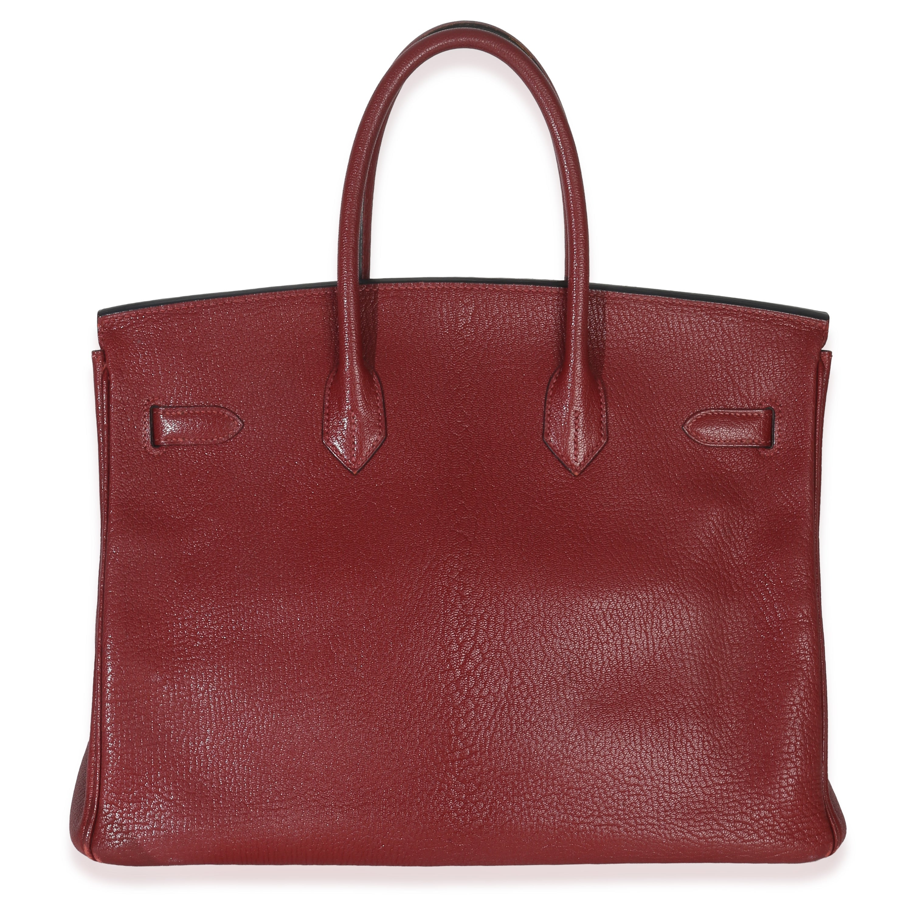 Rouge Grenat Chevre de Coromandel Birkin 35 GHW