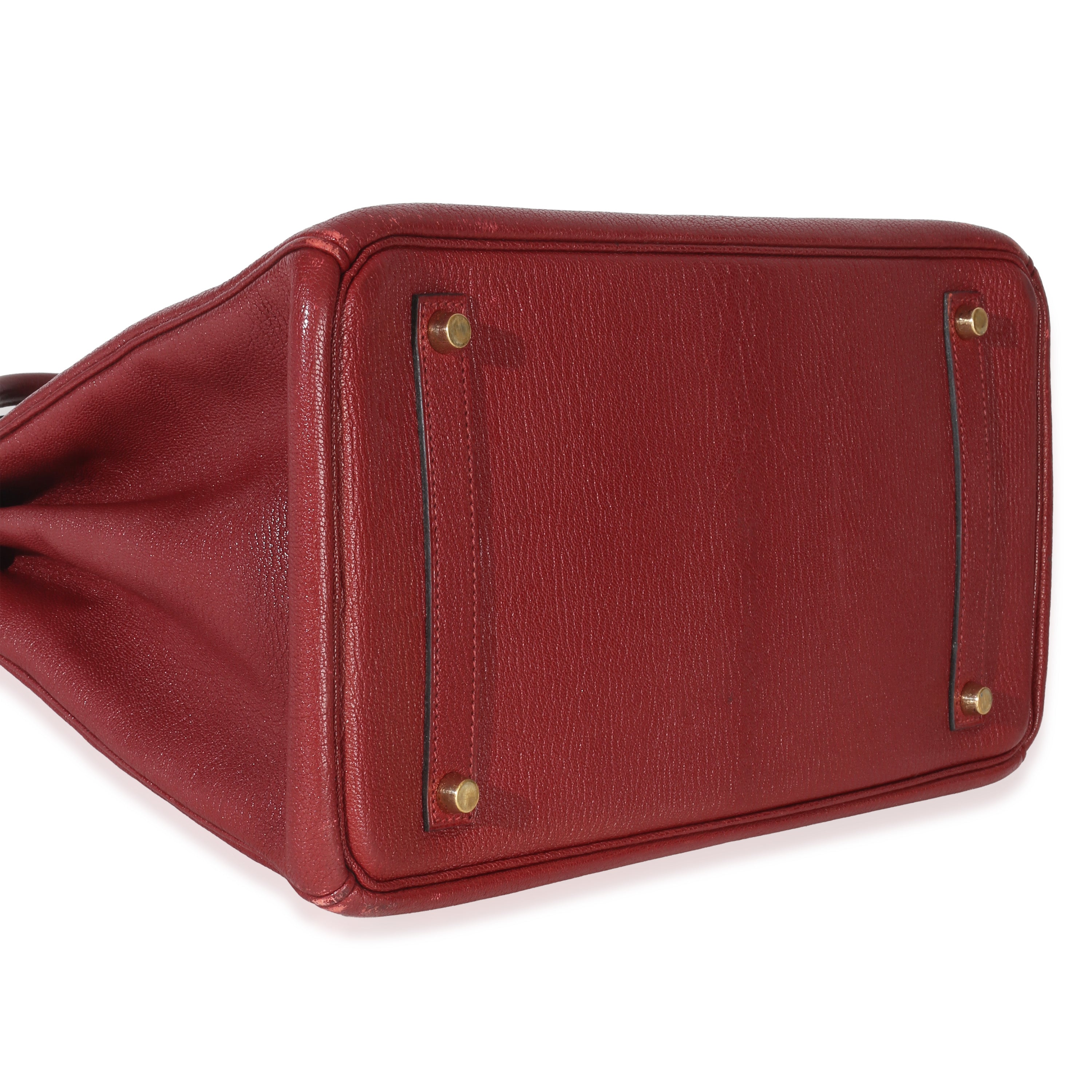 Rouge Grenat Chevre de Coromandel Birkin 35 GHW
