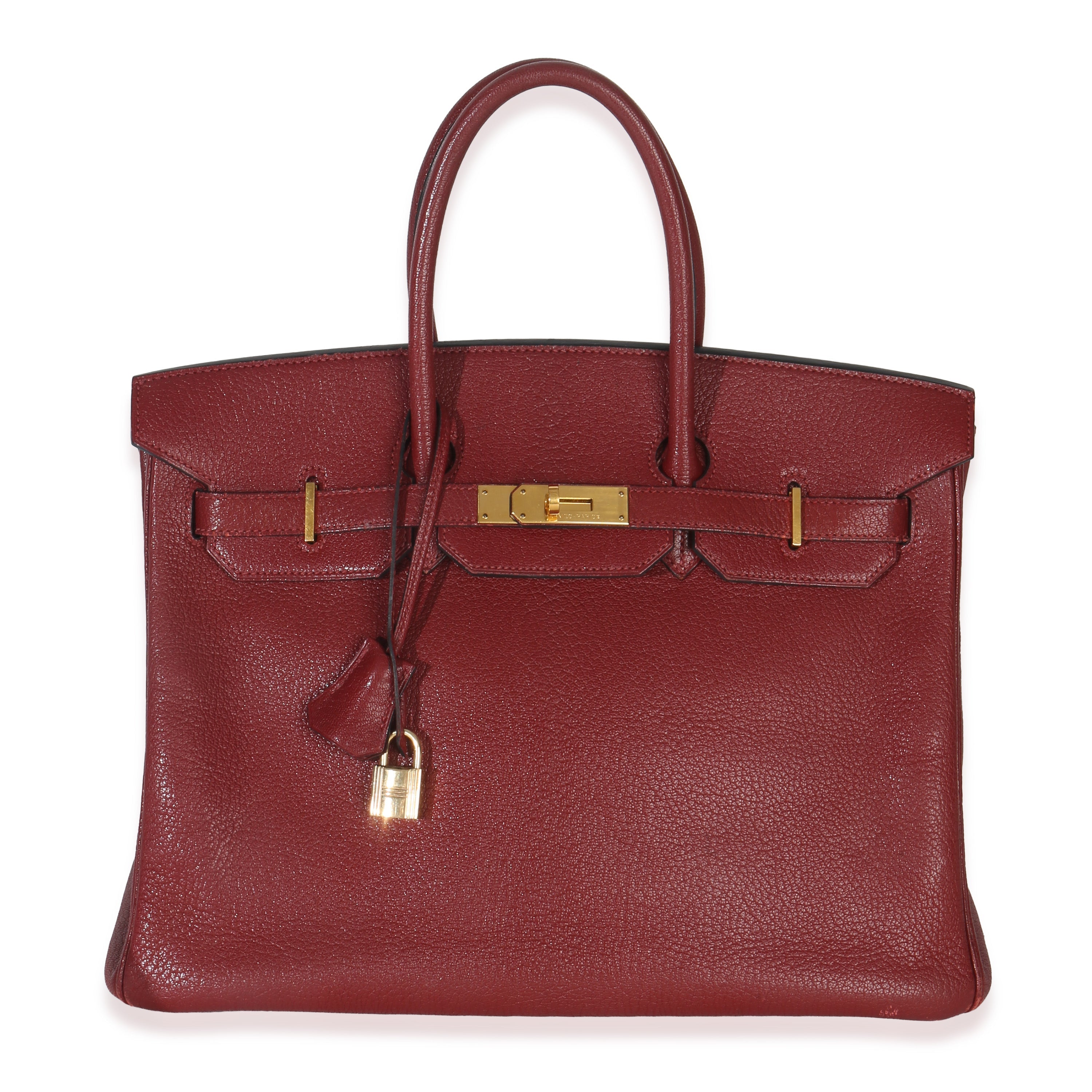 Rouge Grenat Chevre de Coromandel Birkin 35 GHW