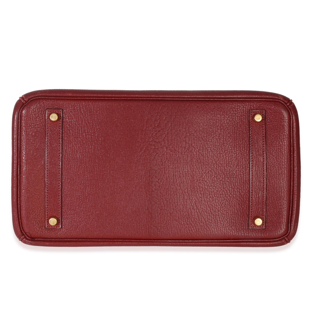 Rouge Grenat Chevre de Coromandel Birkin 35 GHW