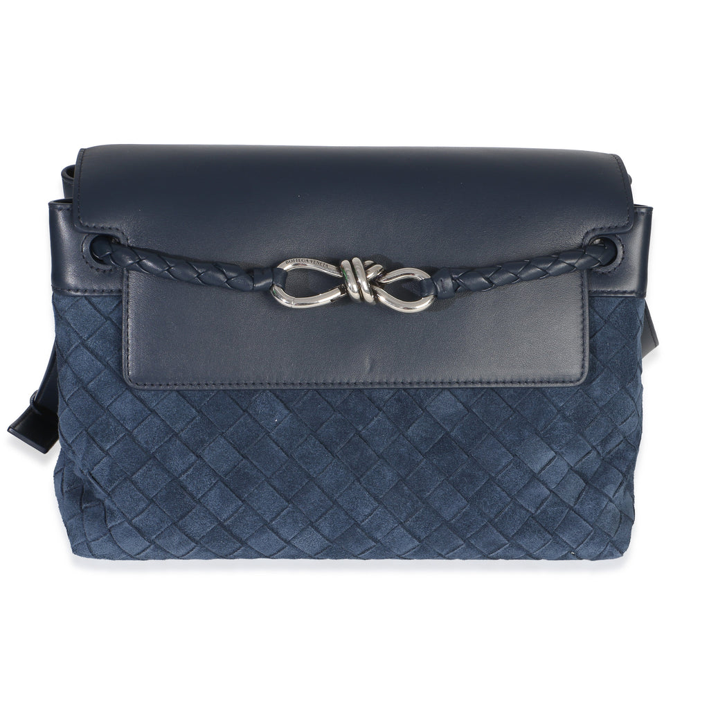 Neptune Intrecciato Suede Andiamo Messenger Bag