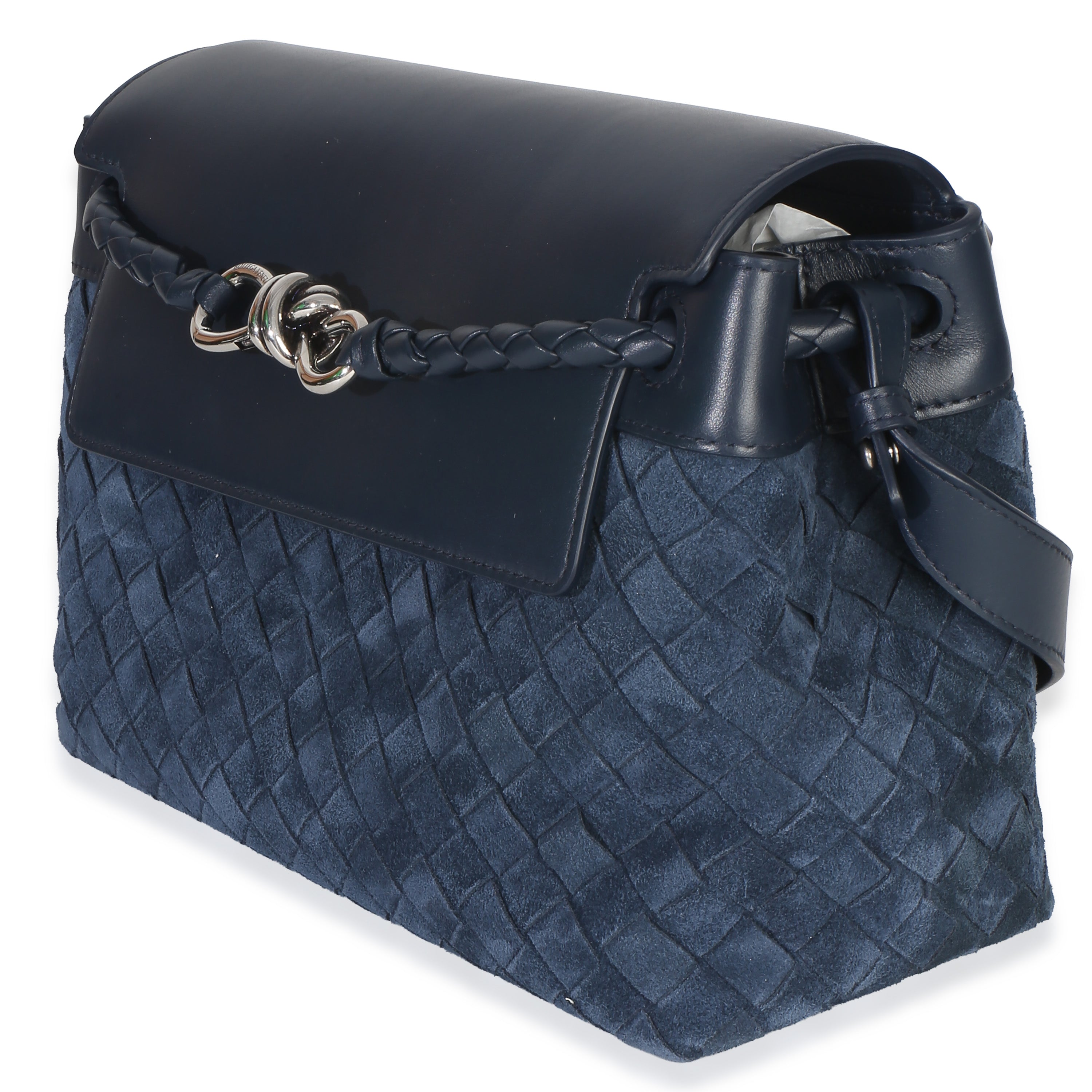 Neptune Intrecciato Suede Andiamo Messenger Bag