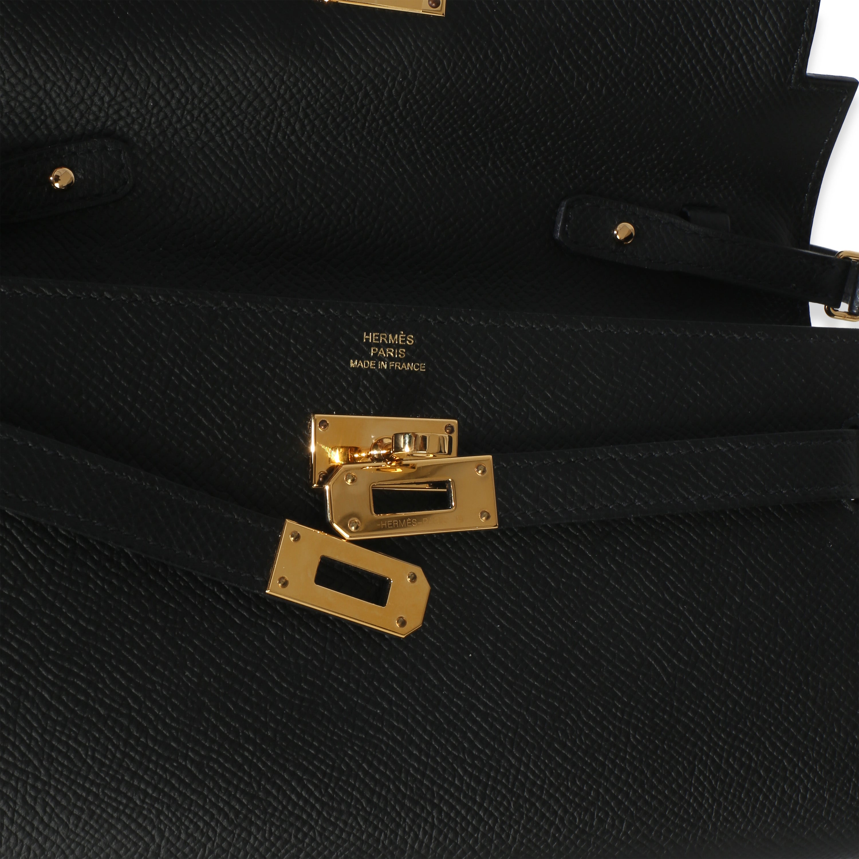 Black Epsom Kelly To Go Wallet GHW