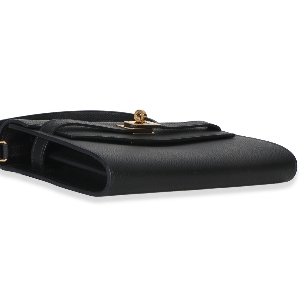 Black Epsom Kelly To Go Wallet GHW