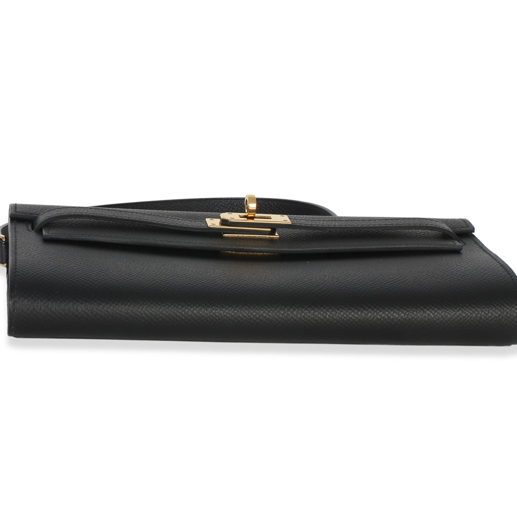 Black Epsom Kelly To Go Wallet GHW