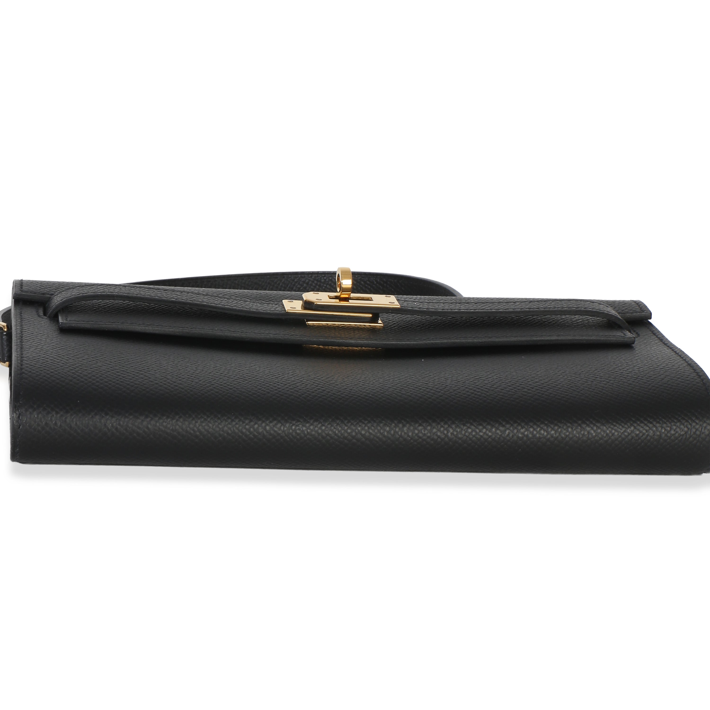 Black Epsom Kelly To Go Wallet GHW