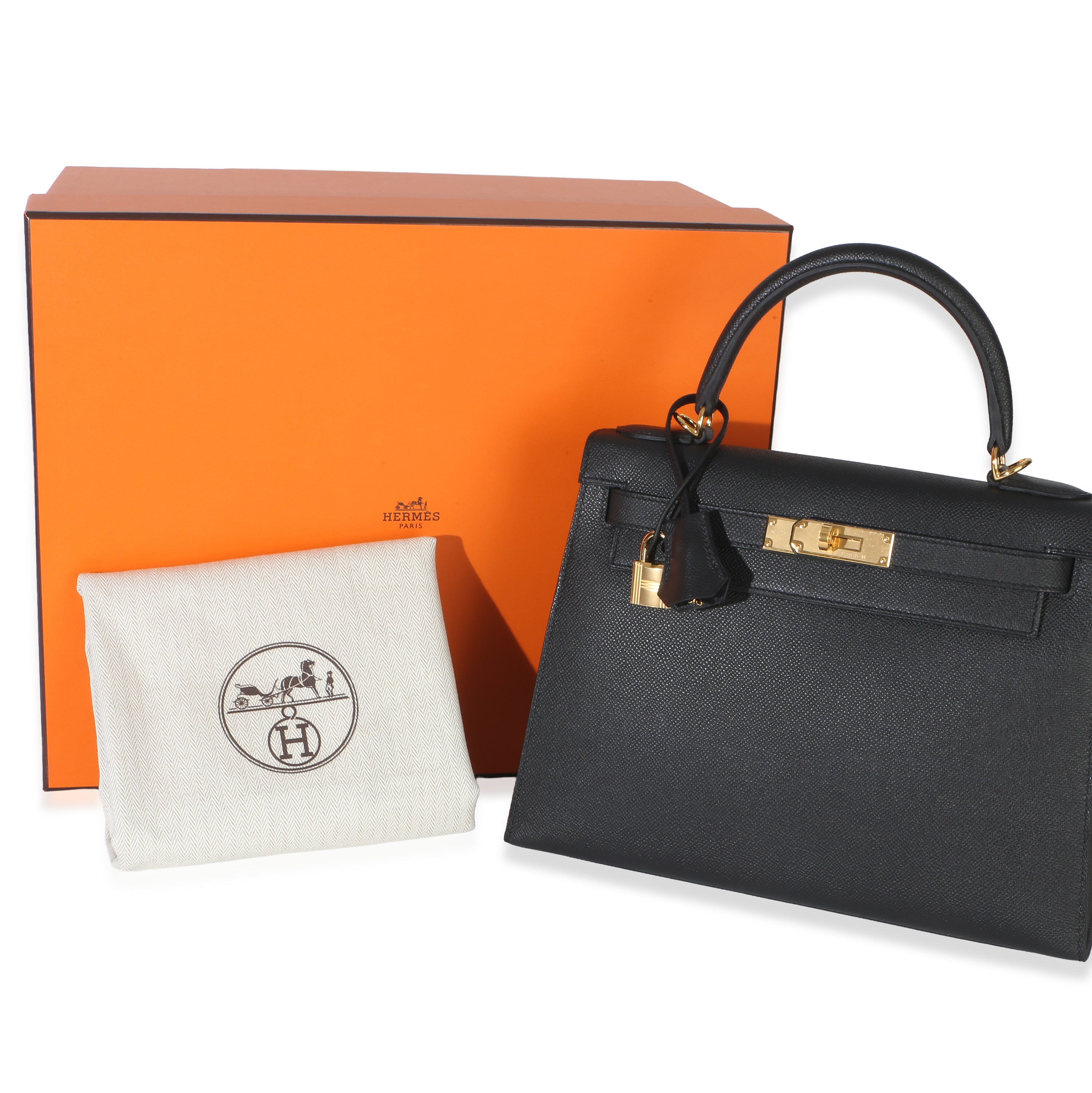 Black Epsom Sellier Kelly 28 GHW