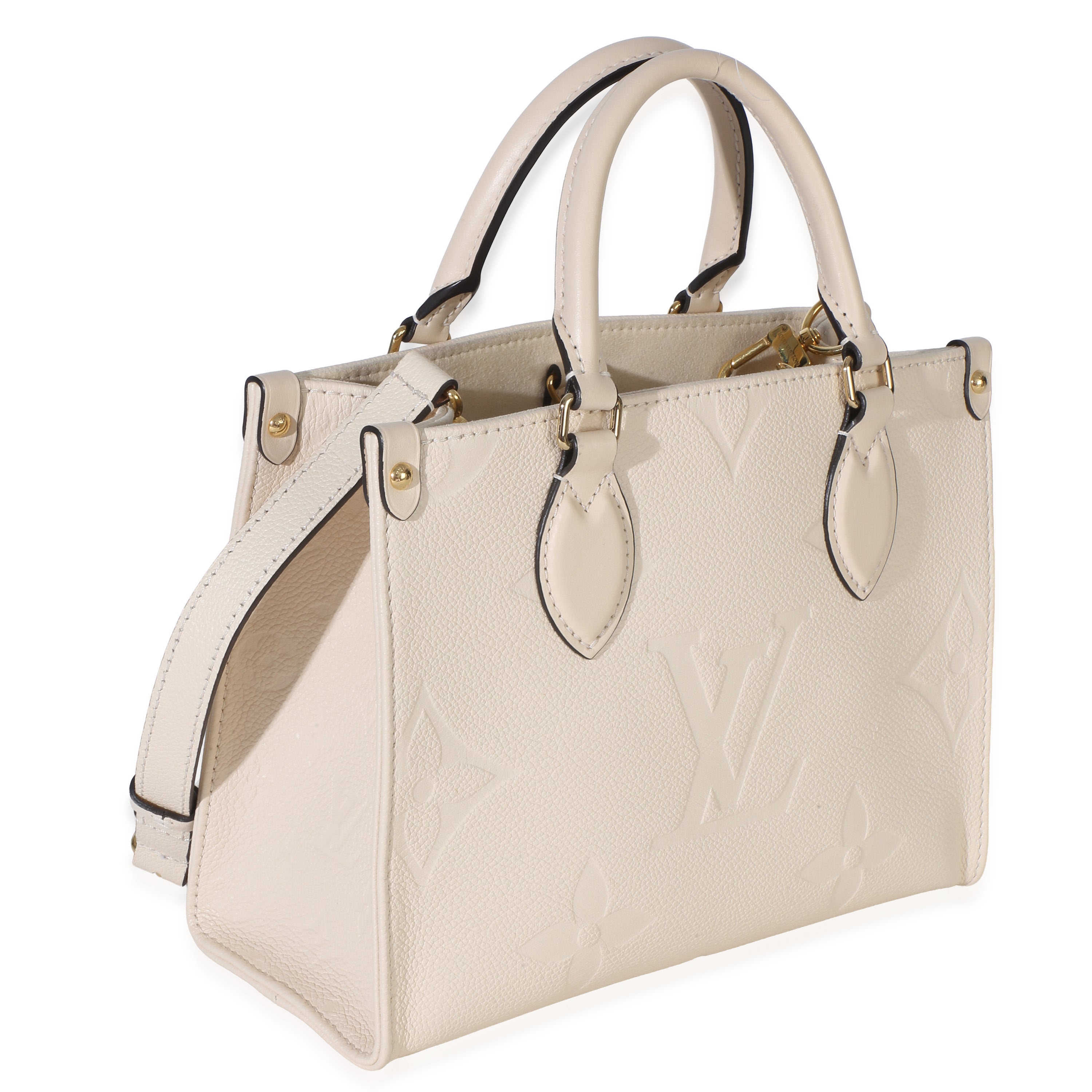 Cream Monogram Empreinte Giant Onthego BB
