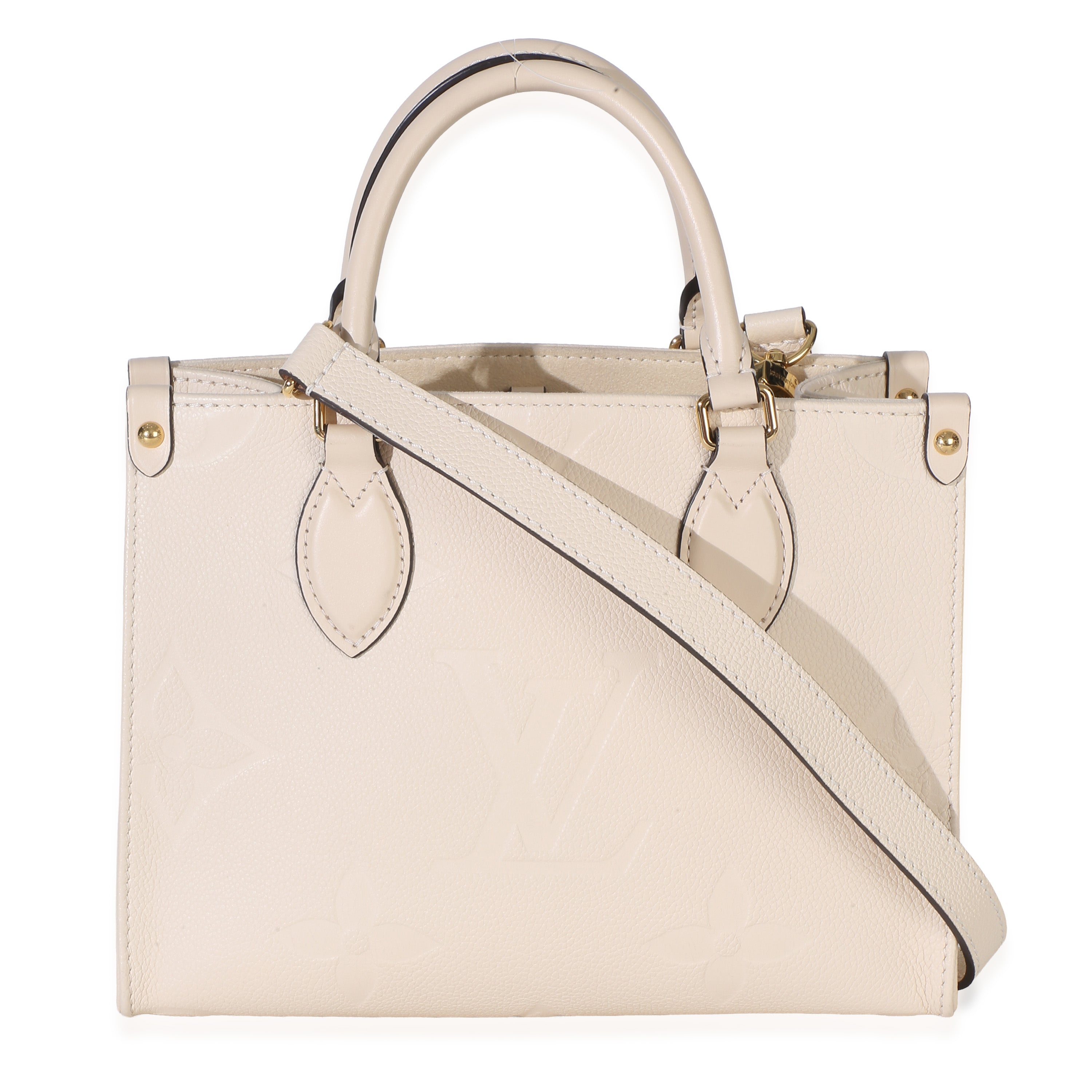 Cream Monogram Empreinte Giant Onthego BB