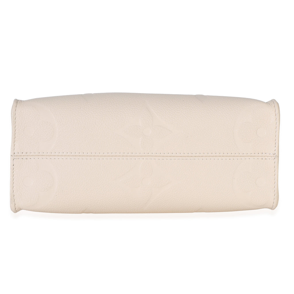 Cream Monogram Empreinte Giant Onthego BB